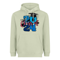 Matcha class of 2024 Heavyweight Hoodie - MaliasSmallBusiness