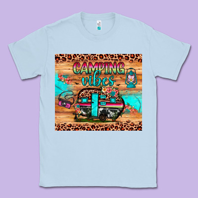 Camping Vibes Classic Tee Designed By Jahusdesignshop