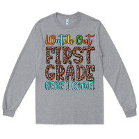 Heather Grey watch out first grade here i come! Long Sleeve Tee - JahusDesignShop
