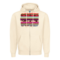 Sandshell aztec western leopard cowhide background Zipper Hoodie - AdoDesignShop