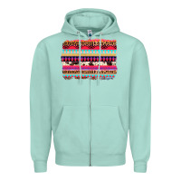 Seafoam aztec western leopard cowhide background Zipper Hoodie - AdoDesignShop