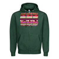 Sports Green aztec western leopard cowhide background Zipper Hoodie - AdoDesignShop