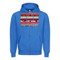 True Royal aztec western leopard cowhide background Zipper Hoodie - AdoDesignShop
