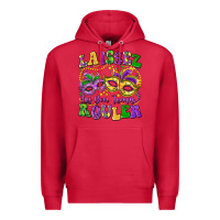 Cardinal laissez les bon temps rouler Premium Hoodie - LillyAllenDesigns