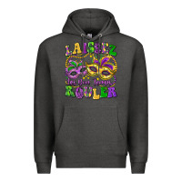 Charcoal Heather laissez les bon temps rouler Premium Hoodie - LillyAllenDesigns