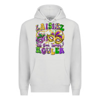 Dove Grey laissez les bon temps rouler Premium Hoodie - LillyAllenDesigns