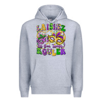 Heather Grey laissez les bon temps rouler Premium Hoodie - LillyAllenDesigns