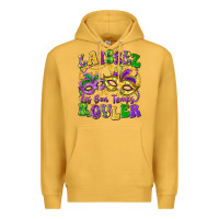Mustard laissez les bon temps rouler Premium Hoodie - LillyAllenDesigns
