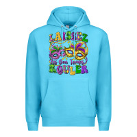 Ocean Blue laissez les bon temps rouler Premium Hoodie - LillyAllenDesigns