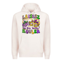 Pale Pink laissez les bon temps rouler Premium Hoodie - LillyAllenDesigns