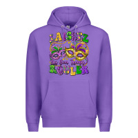 Purple laissez les bon temps rouler Premium Hoodie - LillyAllenDesigns