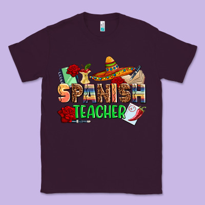 Spanish Teacher Classic Tee Designed By Adodesignshop