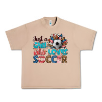 Burro just a girl who loves soccer Urban Heavy Tee - HRA Design Shop