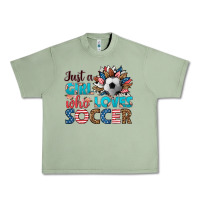 Just A Girl Who Loves Soccer Urban Heavy Tee | Teevron