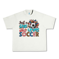 Pistachio just a girl who loves soccer Urban Heavy Tee - HRA Design Shop