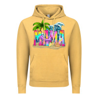 Vintage Mustard summer mama Vintage Hoodie - texasbilliewilder