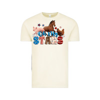 Vintage Arctic Horse pig chicken with oh my stars Vintage Tee - Neo Western