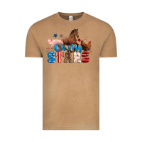Vintage Camel Horse pig chicken with oh my stars Vintage Tee - Neo Western