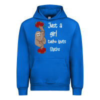Cobalt just a girl who loves sloths Urban Hoodie - Bettercallsaul