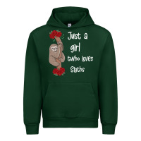 Forest Green just a girl who loves sloths Urban Hoodie - Bettercallsaul