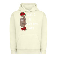 Pigment Pistachio just a girl who loves sloths Urban Hoodie - Bettercallsaul
