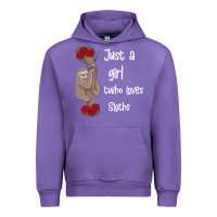 Tulip just a girl who loves sloths Urban Hoodie - Bettercallsaul