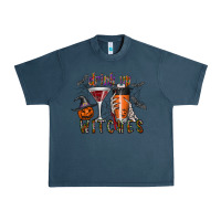 Midnight Navy drink up witches Urban Heavy Tee - CowhideDigitalArt