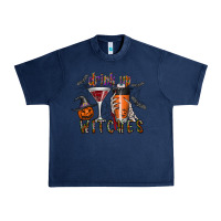 Navy drink up witches Urban Heavy Tee - CowhideDigitalArt