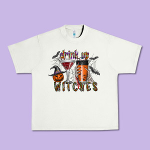 Drink Up Witches Urban Heavy Tee Designed By Cowhidedigitalart