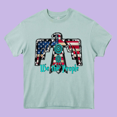 We The People Heavy Core Tee Designed By Racoondesign
