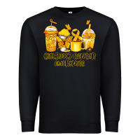 Black Childhood Cancer Awareness coffee cups Premium Sweatshirt - NancyCooperArtShop