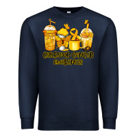 Navy Childhood Cancer Awareness coffee cups Premium Sweatshirt - NancyCooperArtShop
