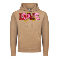 Vintage Coffee valentine's day love sunflowers Vintage Hoodie - RanaPortraitStore