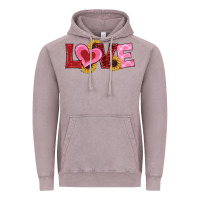 Vintage Zinc valentine's day love sunflowers Vintage Hoodie - RanaPortraitStore