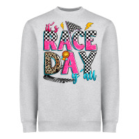 Heather Grey it's race day y'all Heavyweight Sweatshirt - Zillion Design Studio