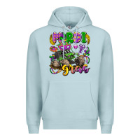 Blue Mist mardi gras monster truck Premium Hoodie - LillyAllenDesigns