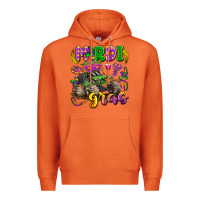 Carrot mardi gras monster truck Premium Hoodie - LillyAllenDesigns