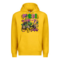 Lemon mardi gras monster truck Premium Hoodie - LillyAllenDesigns