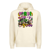 Sandshell mardi gras monster truck Premium Hoodie - LillyAllenDesigns
