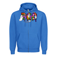True Royal halloween boo Zipper Hoodie - AdoDesignShop