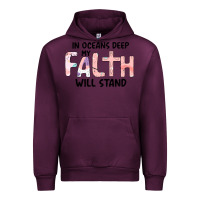 Mauve Wine Oceans Deep My Faith Will Stand Urban Hoodie - Bettercallsaul