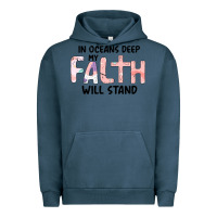 Pigment Midnight Navy Oceans Deep My Faith Will Stand Urban Hoodie - Bettercallsaul
