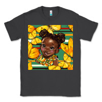 Smoke juneteenth afro girl seamless pattern Classic Tee - BundleAndBundleShop