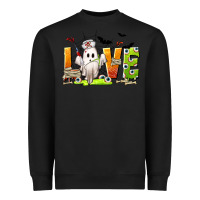 Black Love Nurse Halloween Heavyweight Sweatshirt - texasbilliewilder