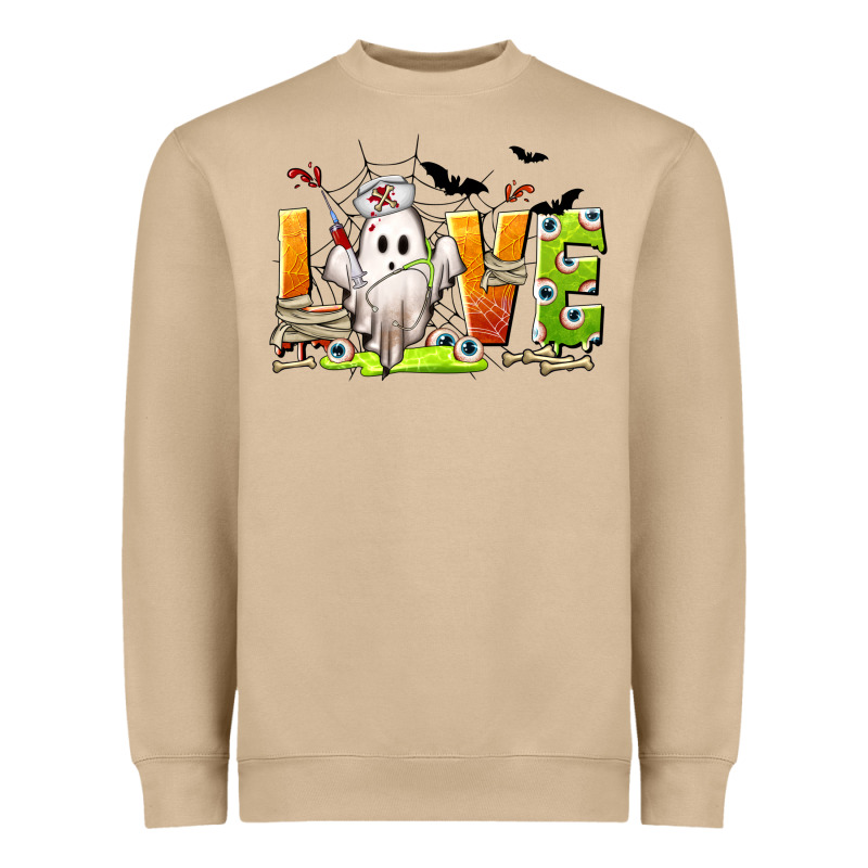 Love Nurse Halloween Heavyweight Sweatshirt by texasbilliewilder | Teevron