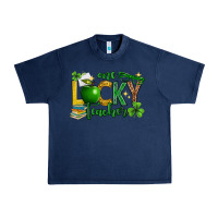 Navy St. Patrick's Day one lucky teacher Urban Heavy Tee - Neo Western