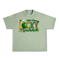 Oil Green St. Patrick's Day one lucky teacher Urban Heavy Tee - Neo Western