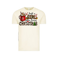 Vintage Arctic just a girl who loves christmas Vintage Tee - CowhideDigitalArt