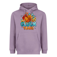 Lavender cluck yeah Heavyweight Hoodie - MaliasSmallBusiness