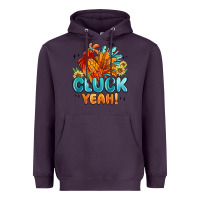 Plum cluck yeah Heavyweight Hoodie - MaliasSmallBusiness